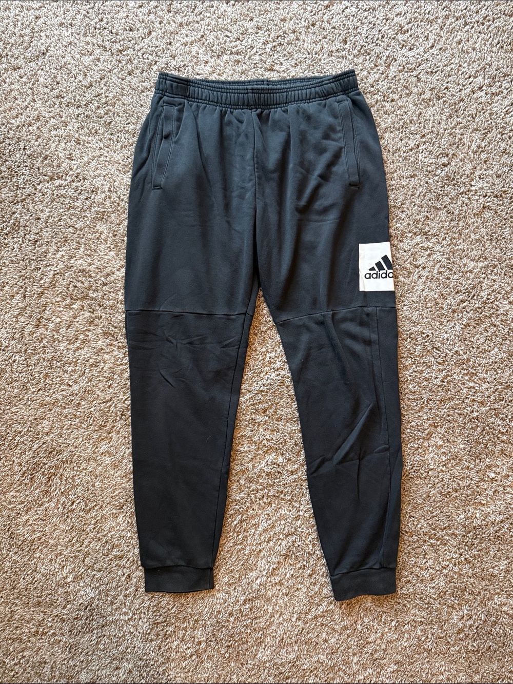 adidas Essentials Box Logo French Terry Pants